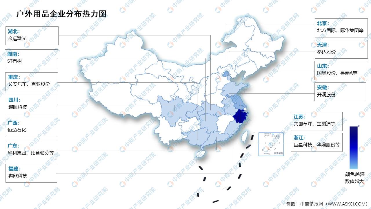 2024年中国户外用品市场规模及企业分布情况预测分析（图）(图2)