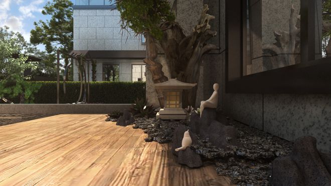 @上实和风院售楼处上实·和风院发布：东方院居美学！(图3)