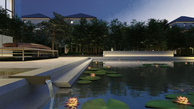 @上实和风院售楼处上实·和风院发布：东方院居美学！(图4)